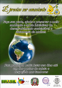 Campanha "É Preciso ser Consciente" em andamento